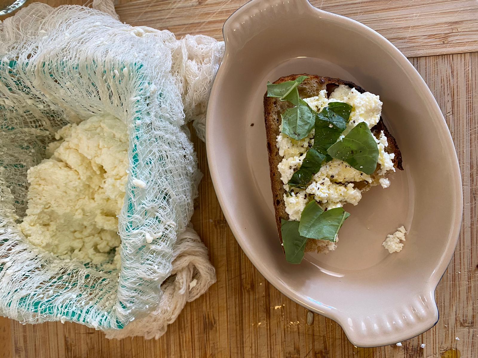 TasteGurus recipe image for Ricotta from scratch